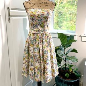 EUC ABS by Allen Schwartz Strapless Dress